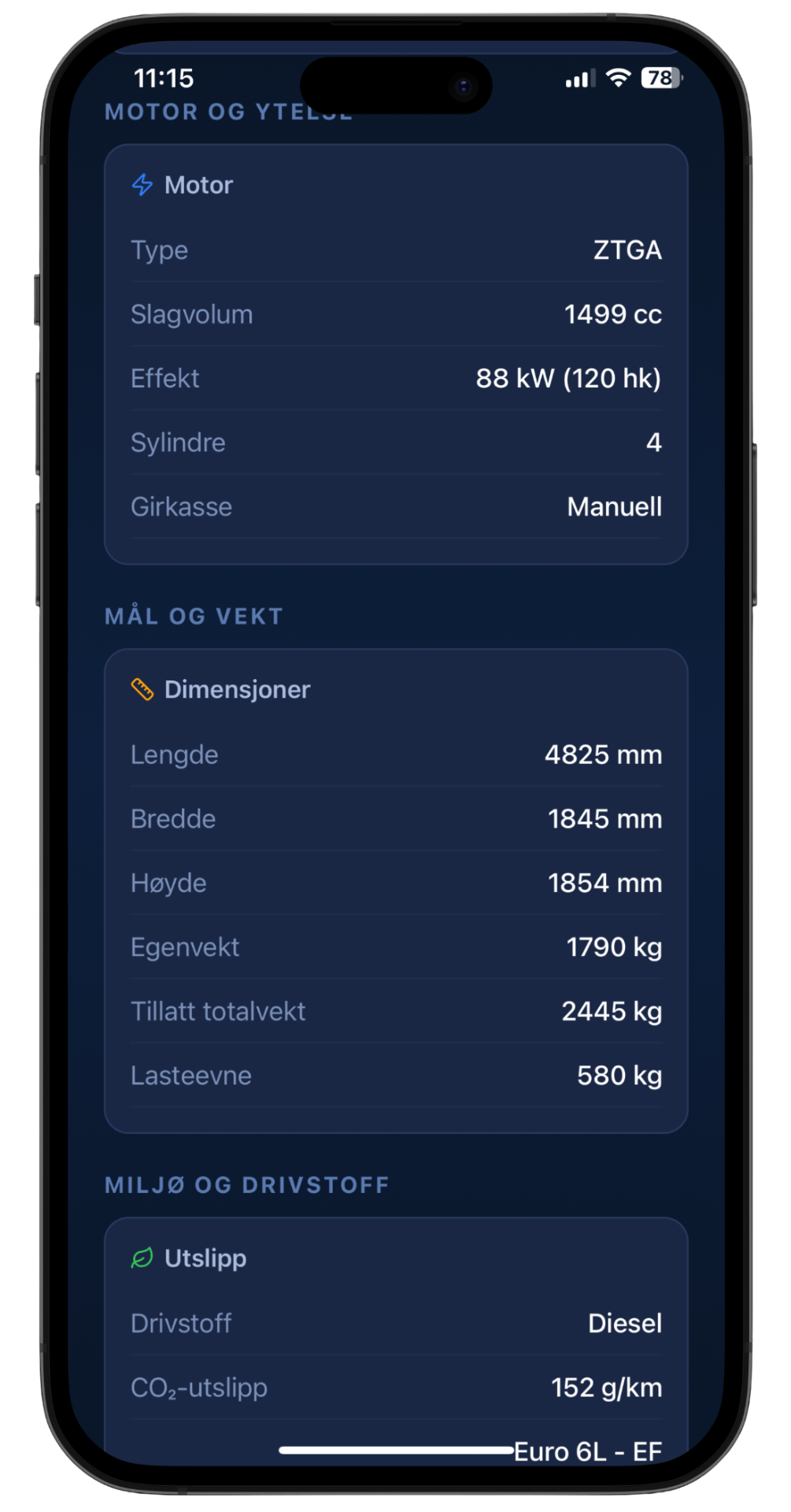 Tekniske data – gratis